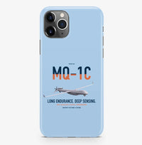 Thumbnail for MQ-1C Gray Eagle ER design on light blue magsafe iphone case, for iPhone Pro Max