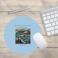 Thumbnail for VINTAGE G4494 - The Cape Of Storms Rounding - Designed Mouse Pads design on lightblue round