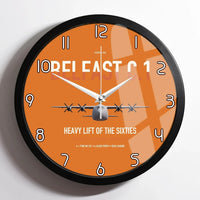 Thumbnail for Short Belfast C.1 design on orange framed wall clock
