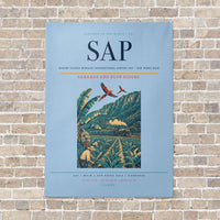 Thumbnail for Ramón Villeda Morales International Airport SAP — San Pedro Sula vertical canvas print - no frame - light blue background