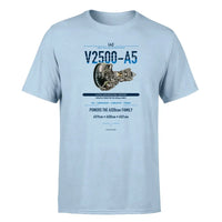 Thumbnail for V2500-A5 design on light blue single side