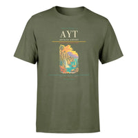 Thumbnail for Antalya Airport (AYT) Premium T-Shirt Green Army