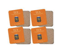 Thumbnail for Tucson International Airport (TUS) design on orange 4 pieces set coaster