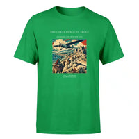 Thumbnail for VINTAGE G4332 - The Caravan Route Above - Premium T-Shirt design on green premium t shirt