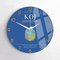 Thumbnail for Kagoshima Airport KOJ Wall-Clock No-Frame - Blue