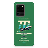 Thumbnail for Boeing 777-300ER design on samsung case - green