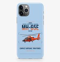 Thumbnail for Airbus MH-65E Dolphin design on light blue magsafe iphone case, for iPhone Pro Max