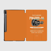 Thumbnail for PW4000-94 design on orange samsung tablet tablet case