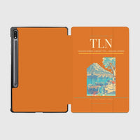 Thumbnail for Toulon-Hyères Airport (TLN) design on orange samsung tablet tablet case