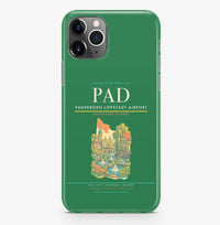 Thumbnail for Paderborn Airport (PAD) design on green iPhone 16 Pro MagSafe case