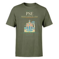 Thumbnail for Mercedita Airport (PSE) T-Shirt single-side front print in Green Army | mercedita-airport-pse-double-side-t-shirt