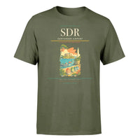 Thumbnail for Santander Airport (SDR) T-Shirt single-side front print in Green Army | santander-airport-sdr-double-side-t-shirt