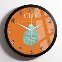 Thumbnail for Merle K. (Mudhole) Smith Airport (CDV) design on orange framed wall clock