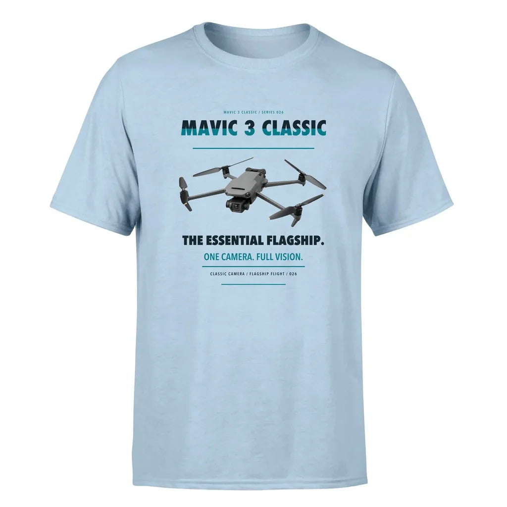 DJI Mavic 3 Classic design on light blue single side