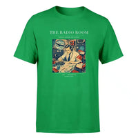 Thumbnail for VINTAGE G4106 - The Radio Room - Premium T-Shirt design on green premium t shirt