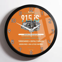 Thumbnail for 915 iS design on orange framed wall clock