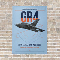 Thumbnail for Panavia Tornado GR4 vertical canvas print - no frame - light blue background