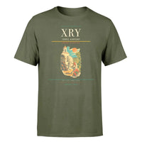 Thumbnail for Jerez Airport (XRY) T-Shirt single-side front print in Green Army | jerez-airport-xry-double-side-t-shirt