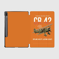 Thumbnail for Fiat CR.42 Falco design on orange samsung tablet tablet case