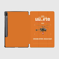 Thumbnail for Kaman HH-43B Huskie design on orange samsung tablet tablet case