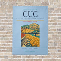 Thumbnail for Camilo Daza International Airport CUC — Cúcuta vertical canvas print - no frame - light blue background