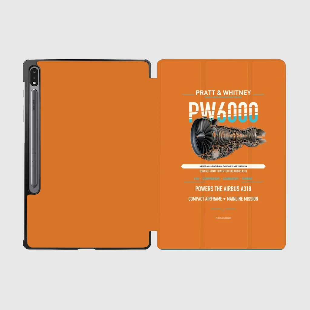 PW6000 design on orange samsung tablet tablet case