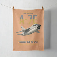 Thumbnail for A-7E Corsair II design on orange towel