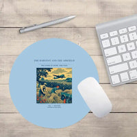 Thumbnail for VINTAGE G4510 - The Harvest And The Airfield - Designed Mouse Pads design on lightblue round