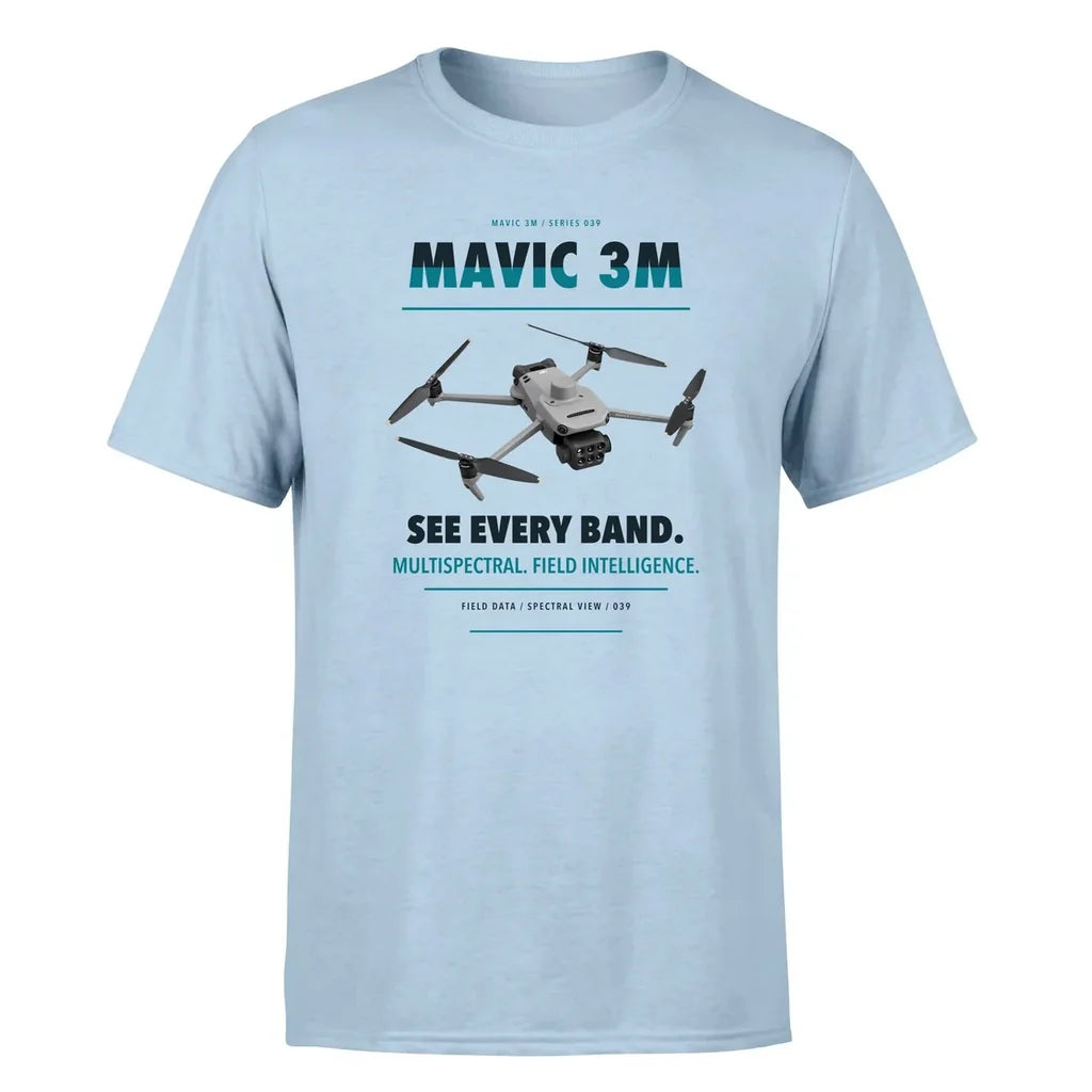 DJI Mavic 3 Multispectral design on light blue single side