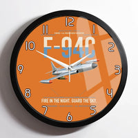 Thumbnail for F-94C Starfire design on orange framed wall clock