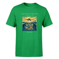 Thumbnail for VINTAGE G4525 - The Night Flare Path - Premium T-Shirt design on green premium t shirt