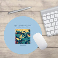 Thumbnail for VINTAGE G4536 - The Last Inspection - Designed Mouse Pads design on lightblue round