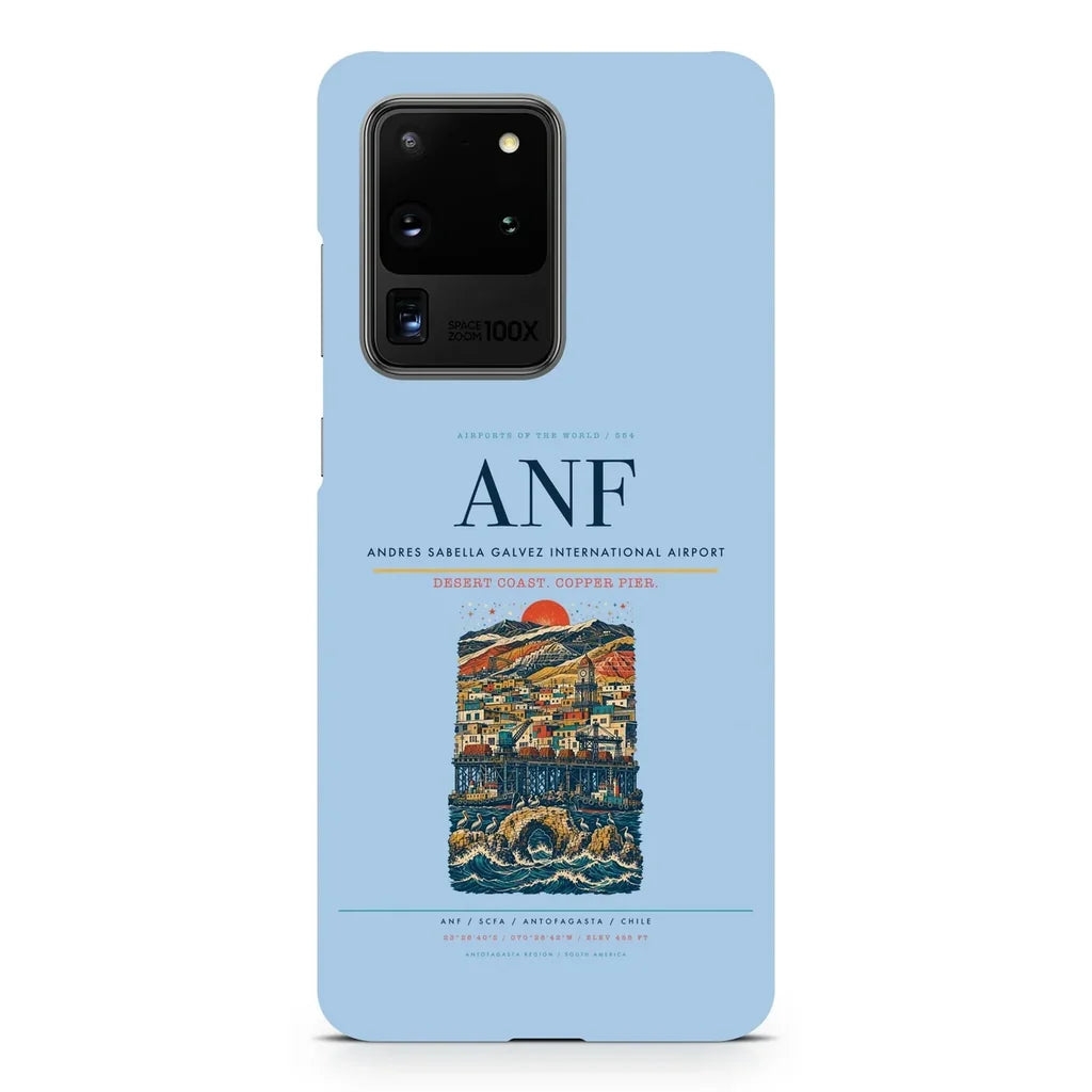 Andres Sabella Galvez International Airport ANF Samsung Case - Light Blue