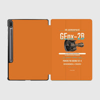 Thumbnail for GEnx-2B design on orange samsung tablet tablet case