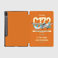 Thumbnail for Cessna 172 Skyhawk design on orange samsung tablet tablet case