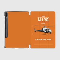 Thumbnail for Airbus H125 design on orange samsung tablet tablet case