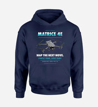 Thumbnail for DJI Matrice 4E design on navy blue hoodie single side