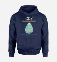 Thumbnail for Merle K. (Mudhole) Smith Airport (CDV) design on navy blue hoodie single-side print