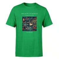 Thumbnail for VINTAGE G4063 - The Night Anchorage - Premium T-Shirt design on green premium t shirt