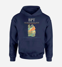 Thumbnail for Jack Brooks Regional Airport (BPT) design on navy blue hoodie single-side print