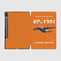 Thumbnail for KC-130J SUPER HERCULES design on orange samsung tablet tablet case