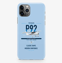 Thumbnail for Tecnam P92 Echo MkII design on light blue magsafe iphone case, for iPhone Pro Max
