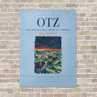 Thumbnail for Ralph Wien Memorial Airport OTZ — Kotzebue vertical canvas print - no frame - light blue background