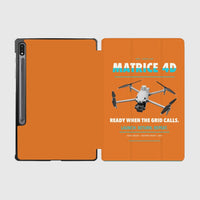 Thumbnail for DJI Matrice 4D design on orange samsung tablet tablet case