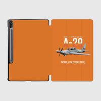 Thumbnail for A-29 Super Tucano Light Attack design on orange samsung tablet tablet case