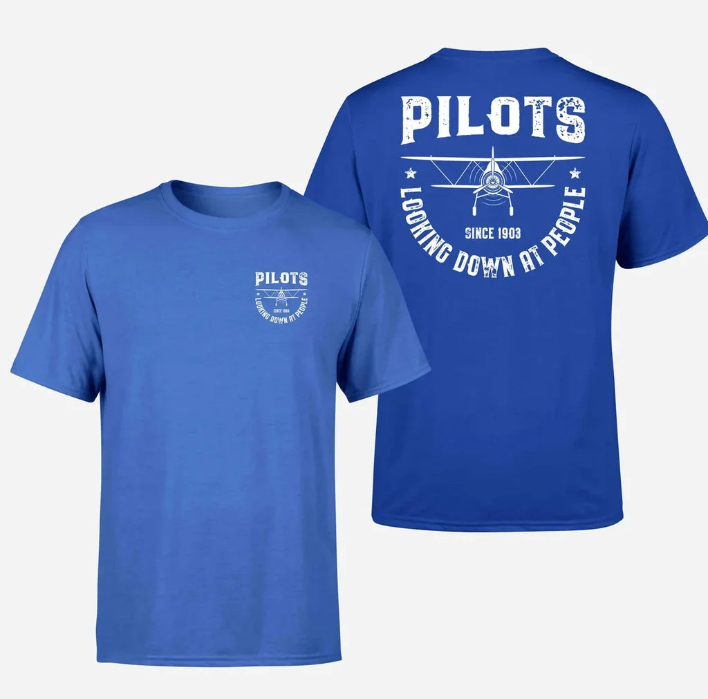 Customisable Pilots Looking Down at People T-Shirt - view 10