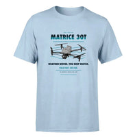 Thumbnail for DJI Matrice 30T design on light blue single side