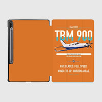 Thumbnail for Daher TBM 900 design on orange samsung tablet tablet case
