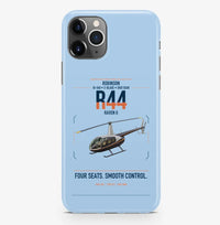 Thumbnail for Robinson R44 Raven II design on light blue magsafe iphone case, for iPhone Pro Max