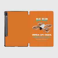 Thumbnail for DJI Flip design on orange samsung tablet tablet case